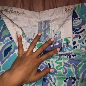 Lilly Pulitzer scallop shorts